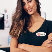 Uniform Nail Artist Manicurist Salon Beauty Naambadge