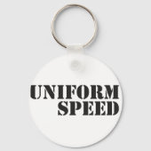 Uniform Speed Name Logo Sleutelhanger (Voorkant)