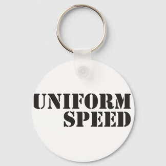 Uniform Speed Name Logo Sleutelhanger