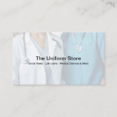 uniform uitlaat voor medisch werk visitekaartje (Voorkant)