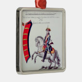 Uniform van de vrijwilligers metalen ornament (Rechts)