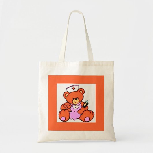 Uniform verpleegkundig Beer Tote Bag (Voorkant)
