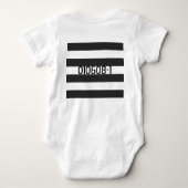 Uniform voor nieuwigheidspakket Baby Romper (Achterkant)