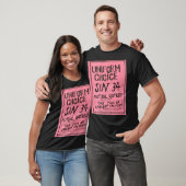 Uniforme keuze - werkelijke roze prestatiebrochure t-shirt (Unisex)