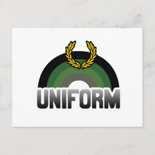 Uniforme trots briefkaart