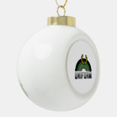 Uniforme trots keramische bal ornament (Links)