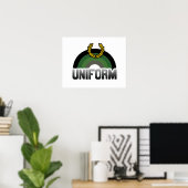 Uniforme trots poster (Thuiskantoor)