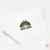 Uniforme trots ronde sticker (Envelop)