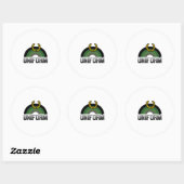 Uniforme trots ronde sticker (Vel)