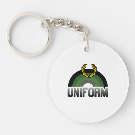 Uniforme trots sleutelhanger (Voorkant)