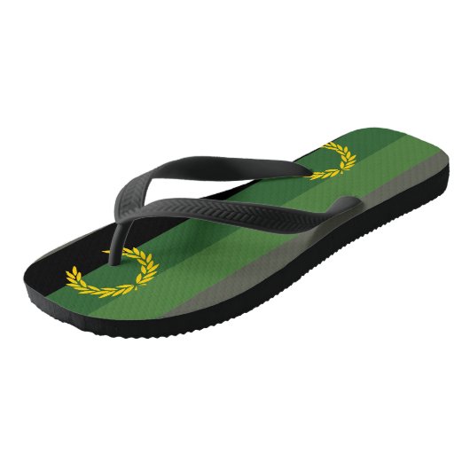 Uniforme trots teenslippers (Schuin)
