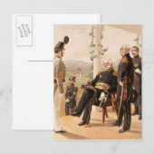 Uniformen van het Amerikaanse leger Briefkaart (Voorkant / Achterkant)