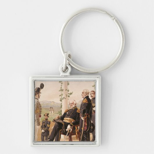 Uniformen van het Amerikaanse leger Sleutelhanger (Voorkant)