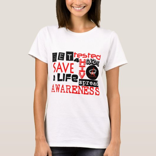 UNIHIV Graffiti-reeks T-shirt (Voorkant)