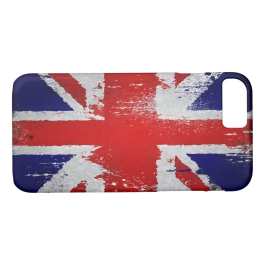  unijack britse vlag ontwerp iphone-7 hoesje (Achterkant (Horizontaal))
