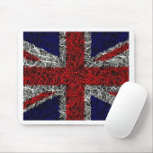 Unijack flag uk patriotic muismat (Met muis)