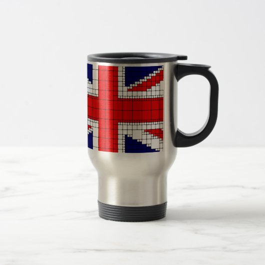 Unijack flag uk patriotic reisbeker (Rechts)