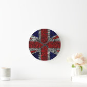 Unijack flag uk patriotic ronde klok (Huis)