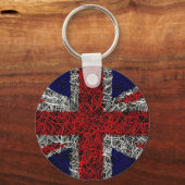Unijack flag uk patriotic sleutelhanger (Voorkant)