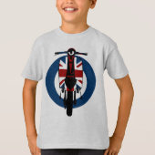 Unijack sixties scooter art 2 t-shirt (Voorkant)