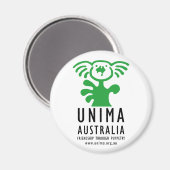 UNIMA Australia Magneet (Voorkant / Achterkant)