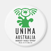 UNIMA Australia Magneet (Voorkant)