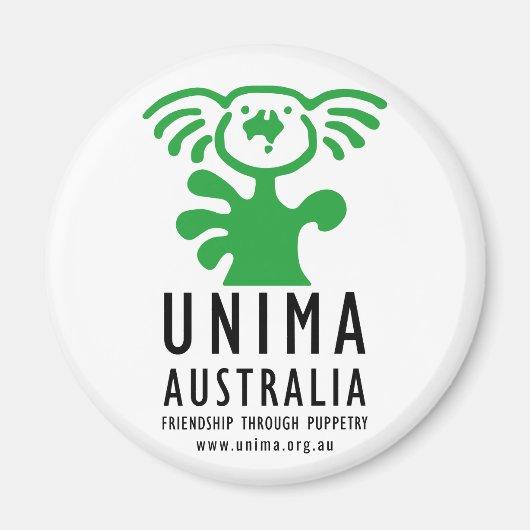 UNIMA Australia Magneet (Voorkant)