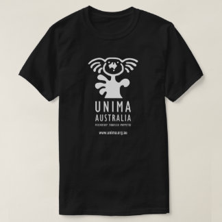 UNIMA Australia Mannen T-Shirt Black