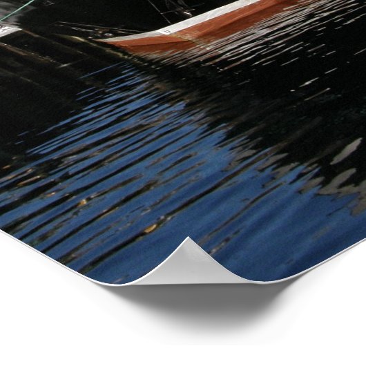 Unimak, F/T Vist Trawler in de Nederlandse haven,  Poster (Hoek)