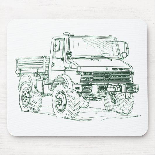 Unimog 2100 muismat (Voorkant)