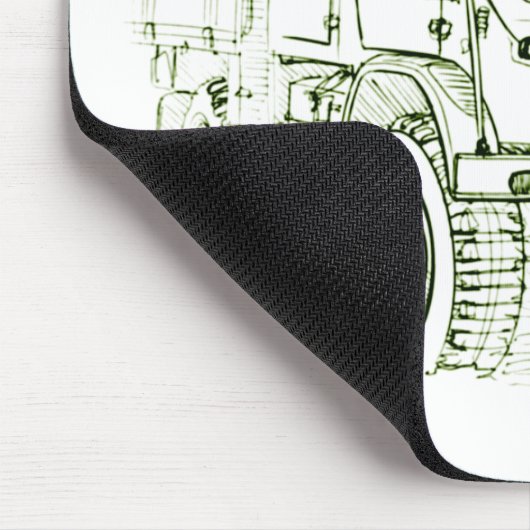 Unimog 401 Doka Muismat (Hoek)