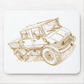 Unimog 421 Doka Muismat (Voorkant)