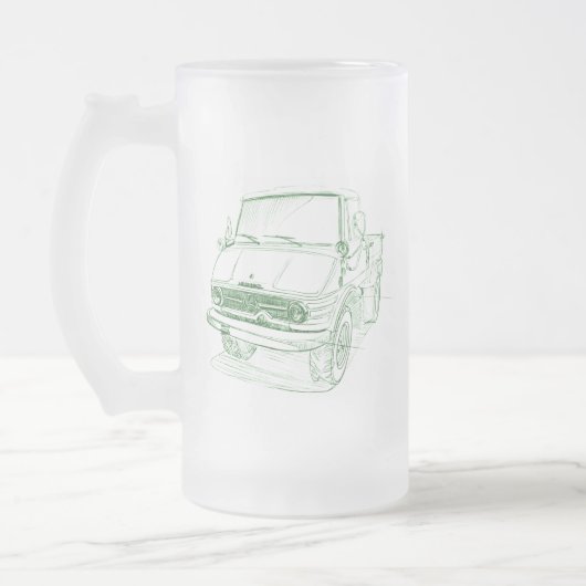 Unimog 421 matglas bierpul (Links)