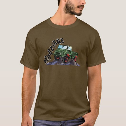Unimog - Oldtimer - Traktor - 4x4 - T-Shirt (Voorkant)