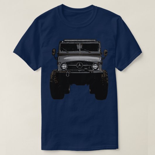 UNIMOG retro grijs T-shirt (Design voorkant)