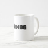 Unimog Tasse weiss Unimog Cup white Koffiemok (Voorkant rechts)