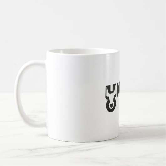 Unimog Tasse weiss Unimog Cup white Koffiemok (Links)