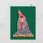 Unimpressed Barred Rock Hen Briefkaart (Voorkant / Achterkant)
