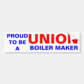 UNION BOILER MAKER BUMPERSTICKER (Voorkant)