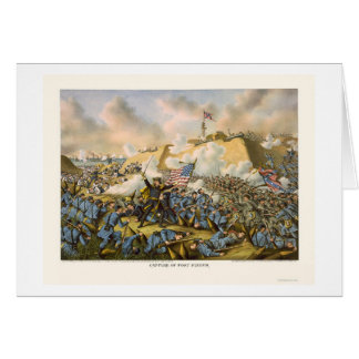 Union Captures Fort Fisher van Kurz & Allison 1865