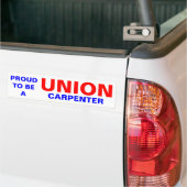 UNION CARPENTER BUMPERSTICKER (Op Truck)