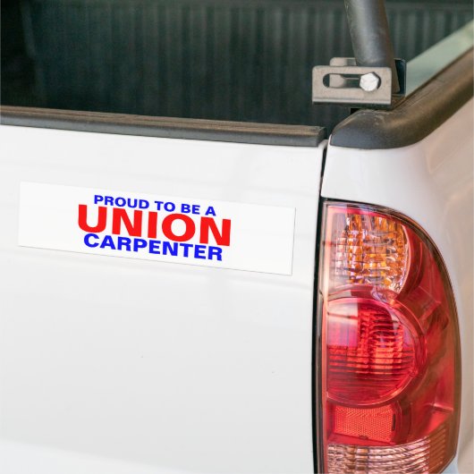 UNION CARPENTER BUMPERSTICKER (Op Truck)