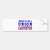 UNION CARPENTER BUMPERSTICKER (Voorkant)