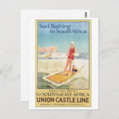 Union-Castle LIne naar Zuid- en Oost-Afrika Briefkaart (Voorkant / Achterkant)