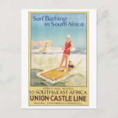 Union-Castle LIne naar Zuid- en Oost-Afrika Briefkaart (Voorkant)
