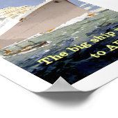 Union-Castle "The Big Ship Way to Africa" Poster (Hoek)