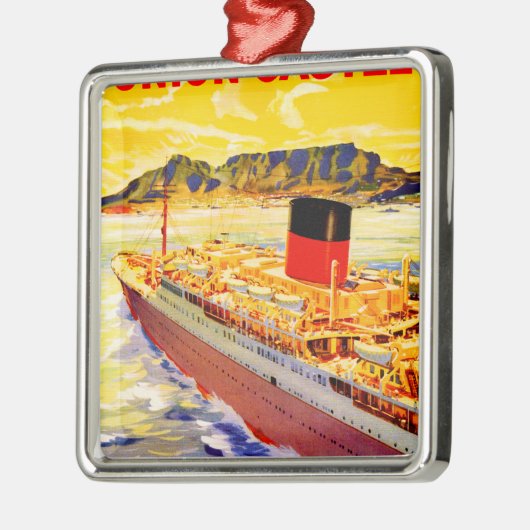 Union Castle to South Africa Metalen Ornament (Links)