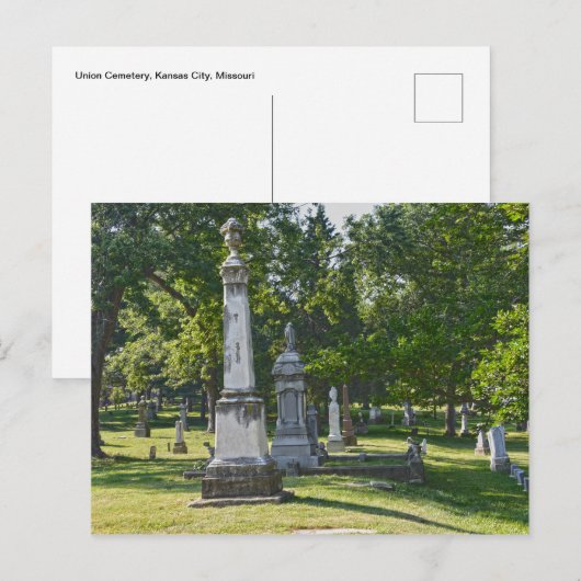 Union Cemetery, Kansas City, Missouri Briefkaart (Voorkant / Achterkant)