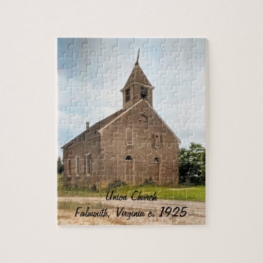 Union Church, Falmouth, Virginia c. 1925 Legpuzzel (Verticaal)