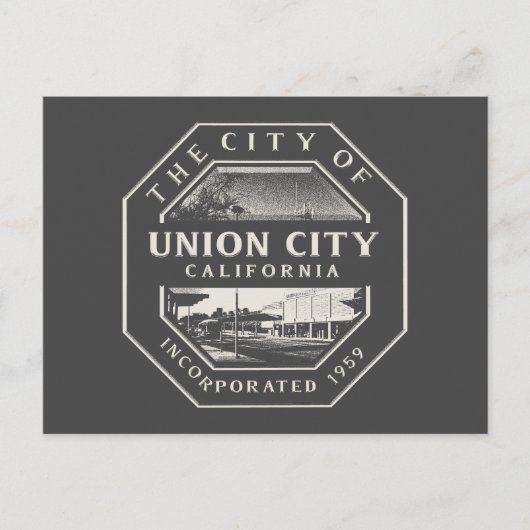 UNION CITY - ALAMEDA CALIFORNIË BRIEFKAART (Voorkant)